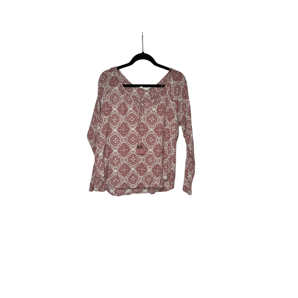 Lovestitch Pink Medallion Blouse Size L‎